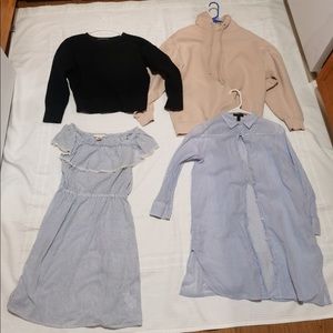 bundle of women clothes: Jcrew, japanese brand, zara, HM